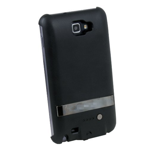 Black External Backup 3200mAh Battery Charger Case for Samsung Galaxy Note i9220