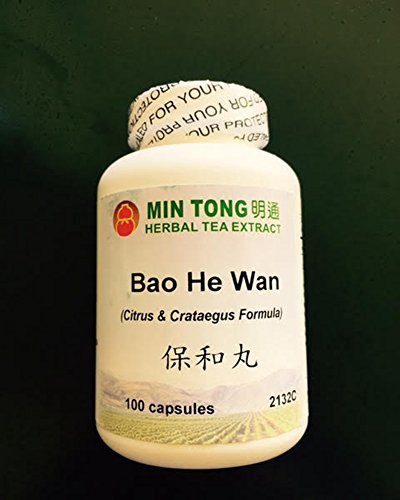 Bao He Wan Herbal Tea Extract 100 Capsules Min Tong 2132C